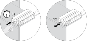 This picture shows the reset of a SERVO-DRIVE flex unit