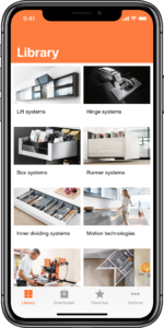 Blum EASY ASSEMBLY app release new libary function to help installing Blum fittings