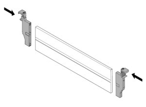 This picture shows the assembly of the cross divider connector.